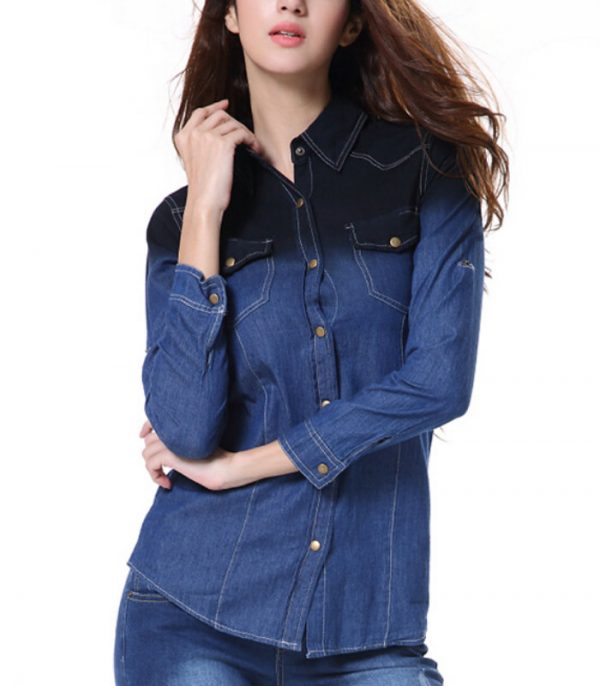 t shirt denim long shirt for women