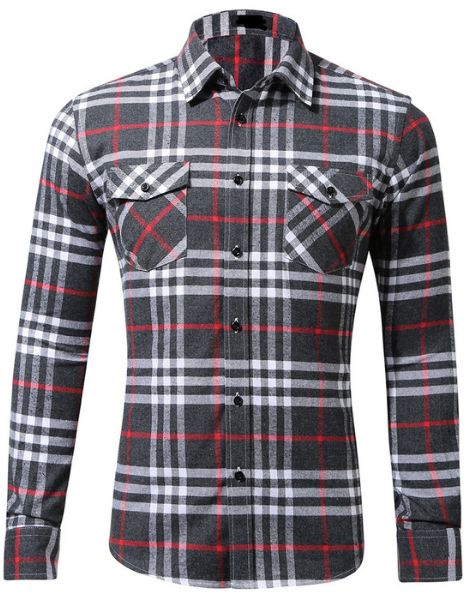 Wholesale Custom Long Sleeve Buffalo Plaid Flannel Shirts Manufacturer ...