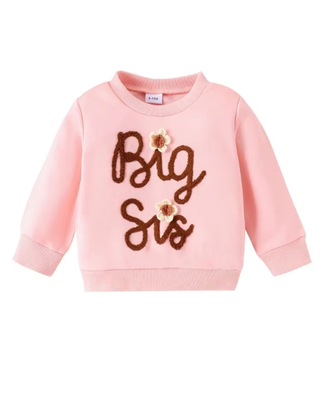 toddler girls long-sleeve sweatshirt for kids