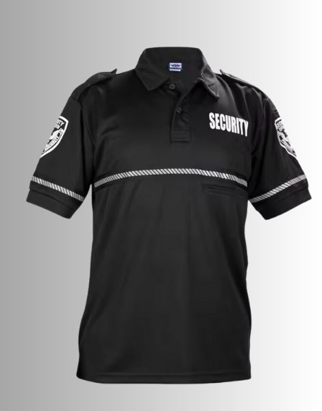 Reflective Security Polo Plus Size Uniform