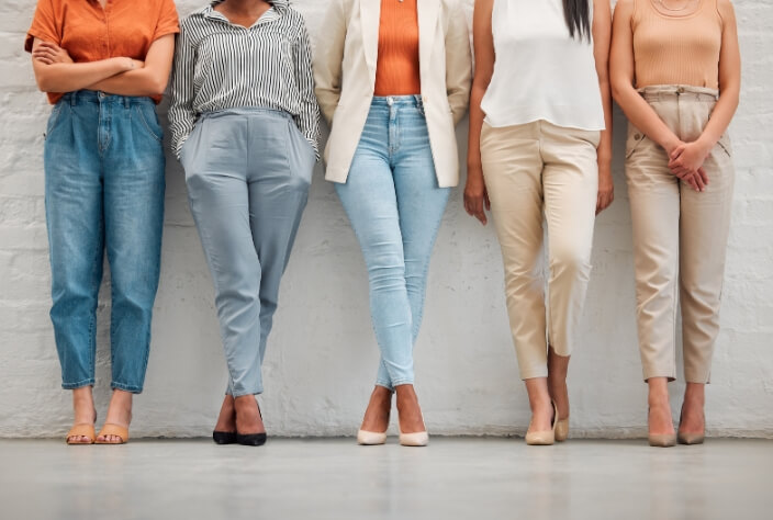 catalog features high-quality women’s pants