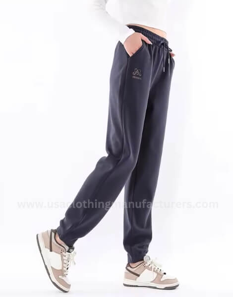 wholesale high waist oversized loose fit ladies jogger pant manufacturer