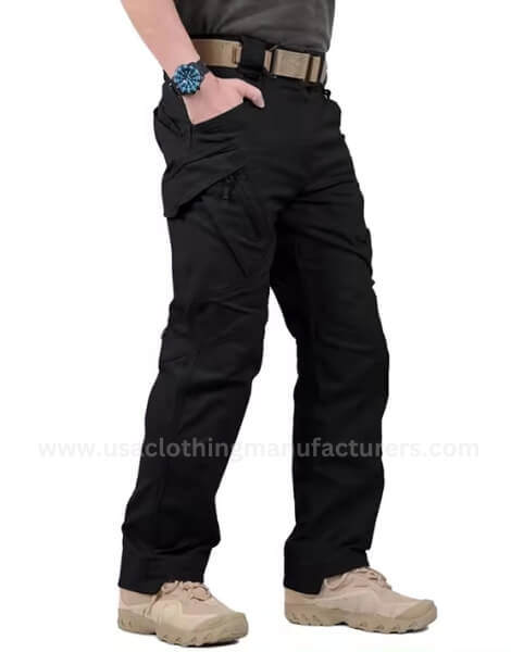 wholesale man’s plus size outdoor waterproof tactical cargo pant for hiking manufacturer