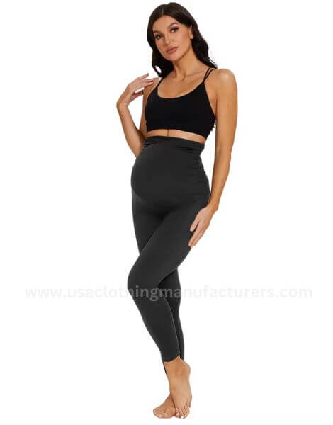 women's maternity leggings with buttery soft high waist