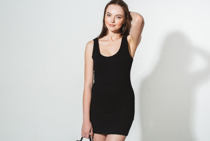 sustainable little black dresses