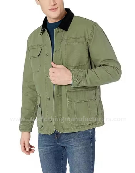 100% cotton customized men's barn coat