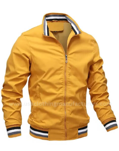 customized casual varsity bomber jacket for men