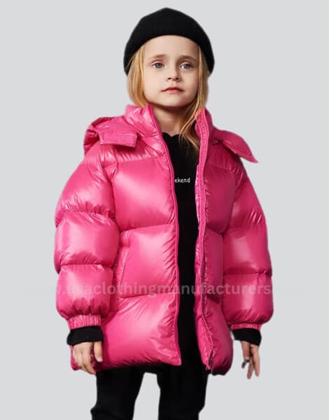 Padded Kids Down Jacket for Winter