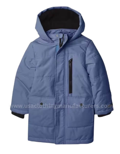 windproof little boys' barn jacket for winter