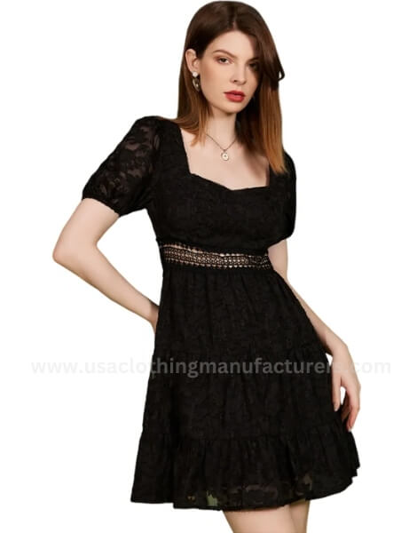 Women’s Backless Little Black Dress for Summer