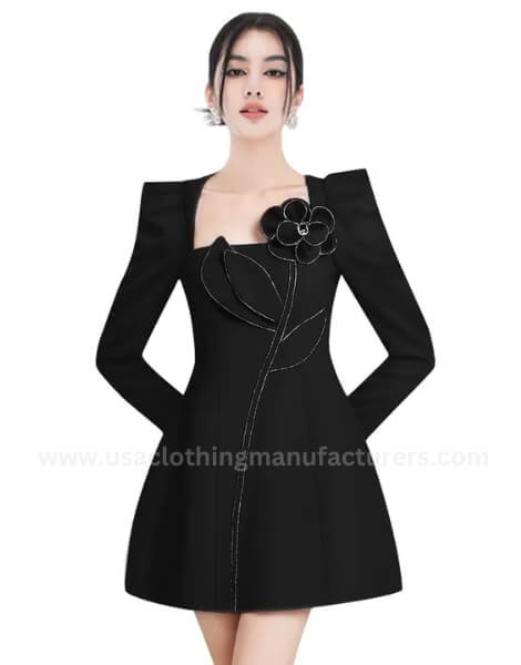 women’s luxury classic little black dress