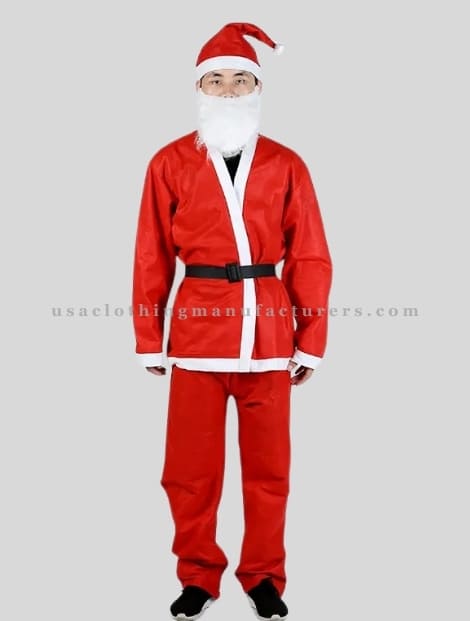 Mens Red Fancy Santa Dress for Christmas Manufacturer